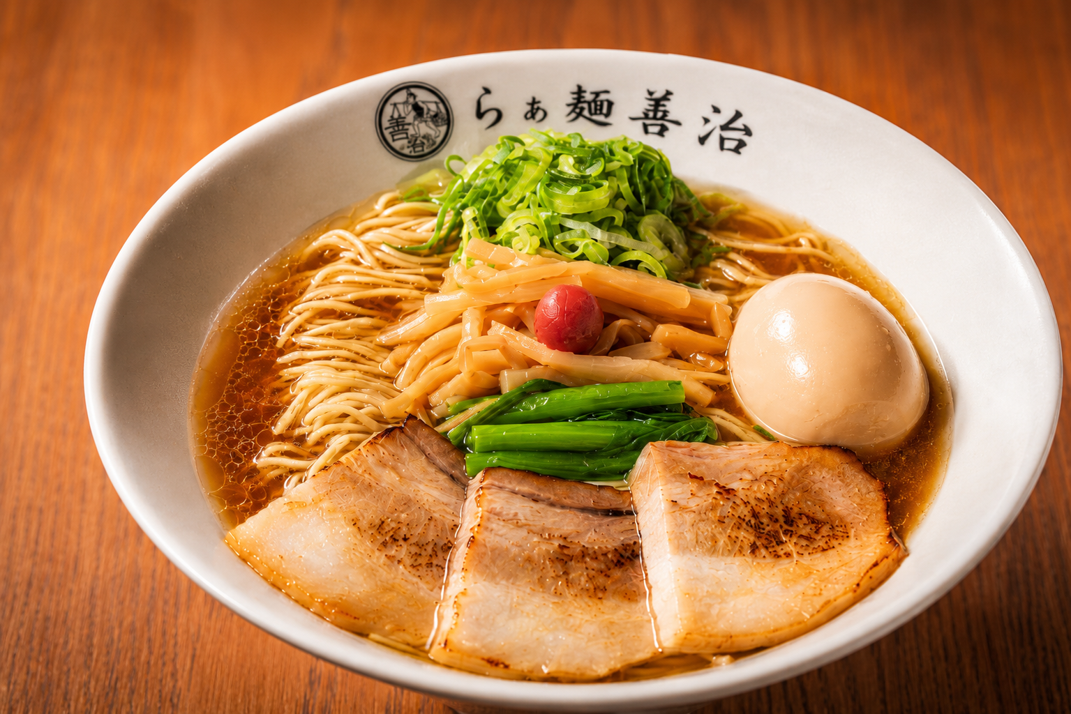 らぁ麺善治のラーメン